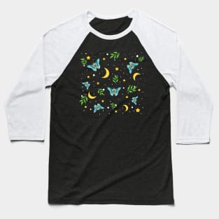 Moth & Moon Baseball T-Shirt